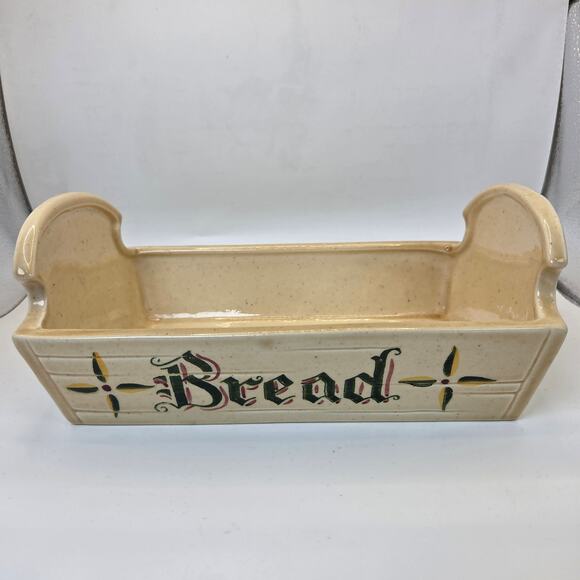 Metlox Poppytrail Rooster Bread Holder Vintage California Pottery Bread Tray - Picture 3 of 12